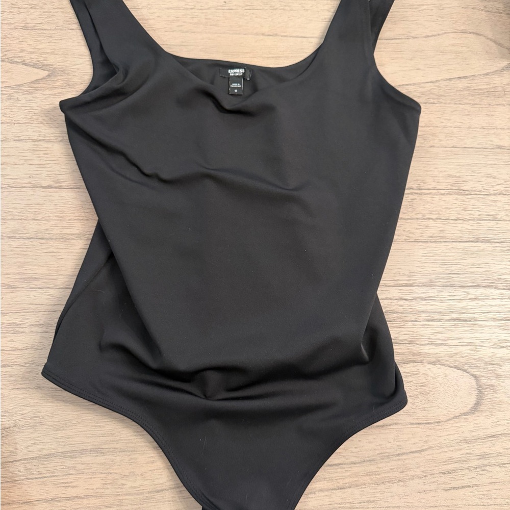 Express Black Body Contour Top